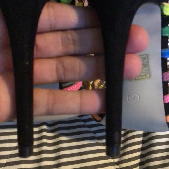 Public Desire Multi-Color Open toe bootie sandals - Picture 7 of 7